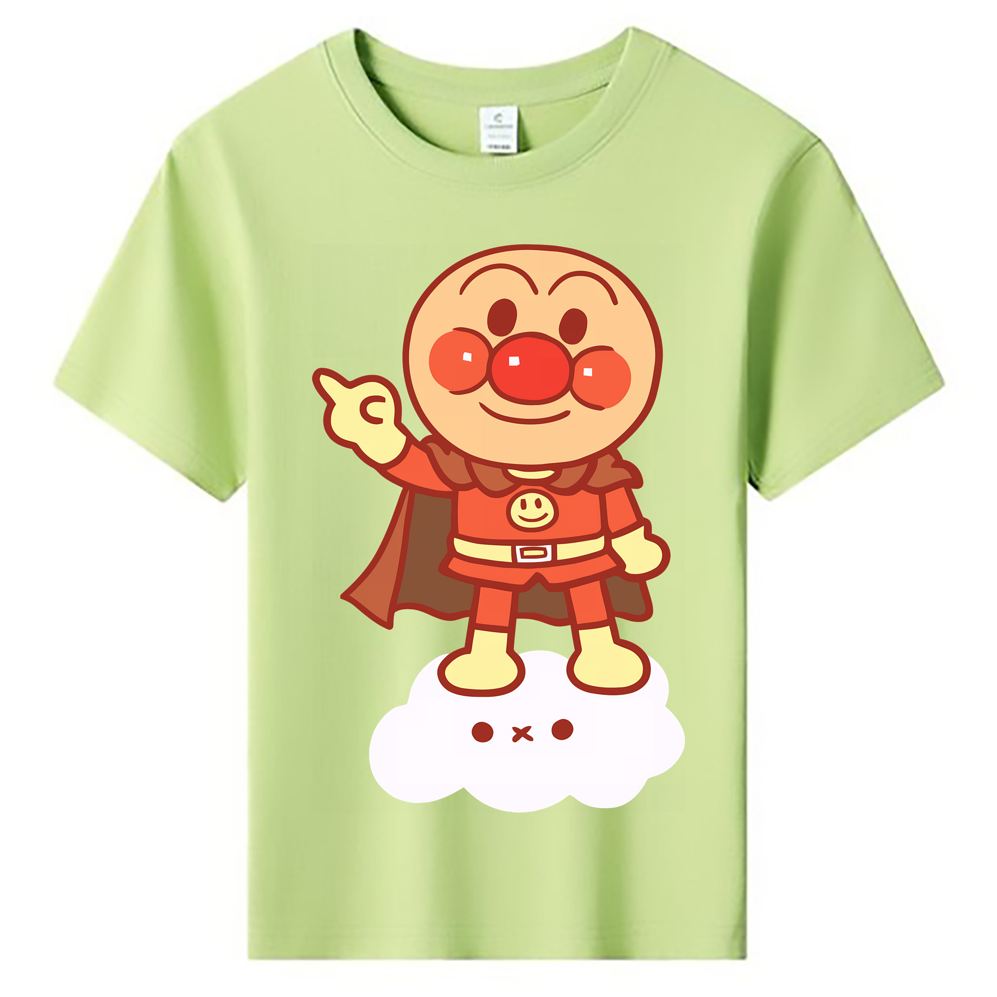 （画像用） アンパンマン Anpanman 綿100％キッズTシャツ（フロントプリント）